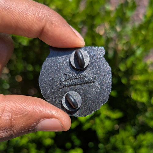 Curiosity Thrilled The Cat Pin